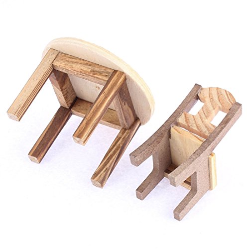 eDealMax paraguas Conjunto de Madera decoraciÃ³n del hogar Oficina de pantalla Mini escritorio de la Tabla