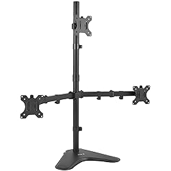 VIVO Triple LCD LED Computer Monitor Desk