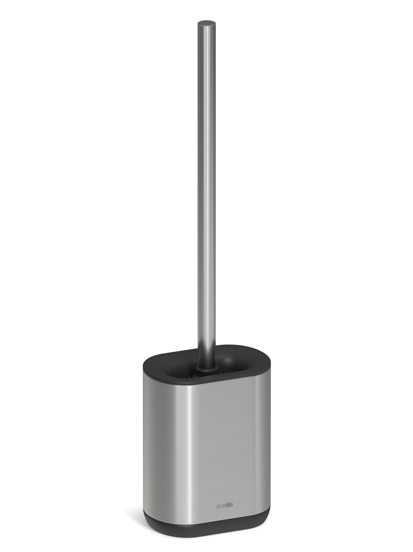 stardis Pure Toilet Brush Matt Silicone Toilet Brush Compact Antibacterial Brush Set Stainless Steel