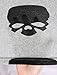 Allegra K Women's Scoop Neck Drop Shoulder Printed Tunic Knit Shirt S Black-Skull