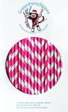 Paper Straws Box of 144 Hot Pink