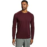 Eddie Bauer Men's Regular Fit Mountain Trek Long-Sleeve T-Shirt, Eggplant, Small