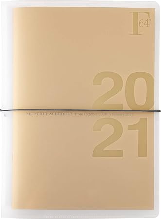 Amazon キョクトウ 手帳 21年 Fobcoop 年10月始まり A5 ハードカバー マンスリー 金 Pbf93go21 文房具 オフィス用品 文房具 オフィス用品
