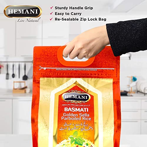 HEMANI Basmati Golden Sella Parboiled Rice 11LB Great Value Savings