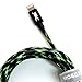 Tera Grand Mobile Undead [Apple MFi Certified] Lightning to USB-A Braided Cable, 5 Feet for iPhone 14/13/12/11 Pro Pro Max Plus Mini XS XS Max XR X 8 Plus 7 iPad Pro Air Mini iPod (Zombie)