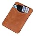 RFID Blocking Wallet, Marge Plus Slim Genuine Leather Card Holder Sleeve Wallet, Front Pocket Wallet RFID Blocking Card Holder Case for Men or Women-Card Holder Design For Up To 12 Cards(Brown)