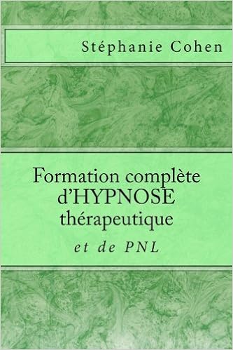 Formation Complete D Hypnose Therapeutique Et De Pnl Amazon Fr Cohen Stephanie Livres