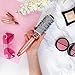 45mm Round Brush for Blow Drying - Barrel Brush Radial Ceramic Gel Handle Hair Brush - Rose Gold by Lily England