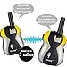 Toy Walkie Talkie for Kids 3 Mile Range 3 Channel Lightweight Handheld Two Way Radio Easy to Use for Children Outdoor Activities Top Rated Gifts Yellow by Xshop