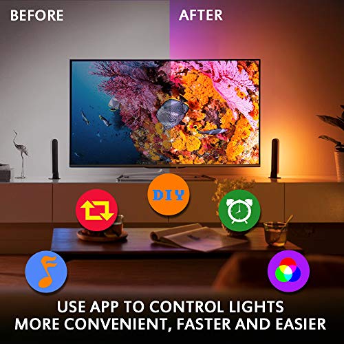 SHOPLED 16.4ft Smart WiFi LED Strip Lights with Alexa Tuya Smart, APP