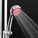 AKDY 51 In. 8-Jet Aluminum Shower Panel In Silver With Adjustable Rainfall Led ShowerHead Led handheld showhead Adjustable body spray jet Temperature Display & Tub spout Shampoo shelf Mirror