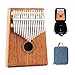 Kalimba 17 Key Thumb Piano - Kithouse Kalimba Thumb Finger Piano 17 Keys Mbira - Include Kalimba Case, Music Song Book, Tuning Hammer (Circle Flower)