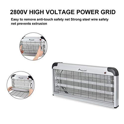 ASPECTEK Electronic Bug Zapper 40W, Insect Fly Killer Powerful