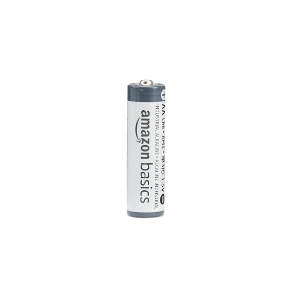 AMAZON BASICS 300-PACK AA ALKALINE INDUSTRIAL BATTERIES, 1.5 VOLT, 5-YEAR SHELF LIFE