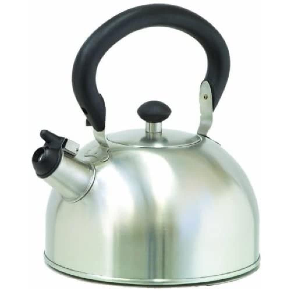 IBILI Classic Whistling Coffee Pot, 2.5 Litres, Stainless Steel, Suitable for Induction Hobs