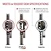 Max KT018742 Rear Premium OE Replacement Rotors and Ceramic Pads Combo Brake Kit