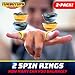 Power Your Fun Turbo Tops Mini Car Spinning Tops for Kids - 2pk Mini Gyro Battling Tops, Small Easter Basket Stuffers Party Favors for Kids (Pets)