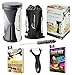 iPerfect Kitchen Envy Spiral Slicer - Best Vegetable Spiralizer, Peeler, Shredder, Zucchini Spaghetti Pasta Maker You'll Ever Use - Makes Veggie Noodles and Cut Vegetables in Minutes