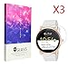 Fossil Q Wander Screen Protector, Lamshaw 9H Tempered Glass Screen Protector for Fossil Q Wander (3 Pack)