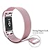 SWEES Metal Bands Compatible Fitbit Charge 2, Stainless Steel Metal Magnetic with Diamond Dressy Design Replacement Wristband Small (5.5