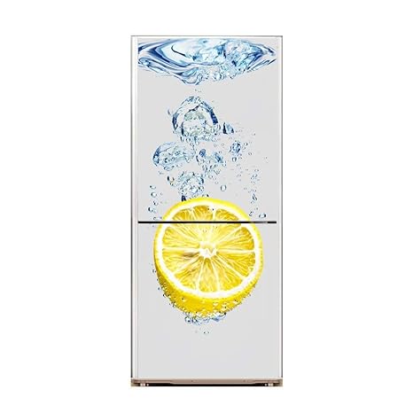 Cocina Etiquetas engomadas del refrigerador de limón Puerta del ...