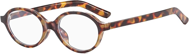 YAMEIZE Blue Light Blocking Glasses for Women & Men - Retro Oval Design