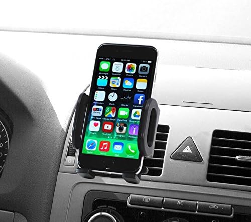 Air Vent Car Mount, Smartphone Car Mount, Car Phone Mount Compatible iPhone, Android Smartphone, and GPS Devices: iPhone X/XR, 8/8Plus/7/7Plus/6s/6P/5S, Galaxy S5/S6