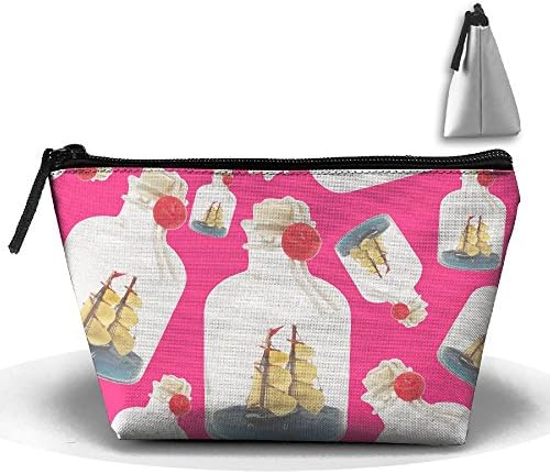 Ship In Bottle Unisex Zipper Storage Multifunction Toiletry Bags Handy Buggy Bags
