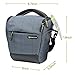 Evecase Camera Case Digital SLR/DSLR Professional Camera Shoulder Holster Bag for Compact System, Hybrid, Mirrorless, Micro 4/3 and High Zoom Camera - Gray
