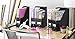 Whitmor Magazine Storage Desk Organizers - Black (Set of 5)