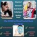 Hot and Cold Therapy Gel Bead Full Facial Mask by FOMI Care | Ice Face Mask for Migraine Headache, Stress Relief | Reduces Eye Puffiness, Dark Circles | Fabric Back (Full Face w/Eye Holes)