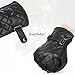 Vbiger Winter Pu Leather Warm Touch Screen Gloves, Warp-knitted Velvet Cashmere Male Gloves in Moderate Size