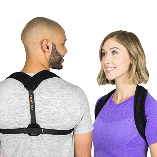 Back Brace Posture Corrector for Women & Men - Discreet & Comfortable Upper Back Straightener - Adjustable Trainer for a Healthy Natural Posture & Improved Confidence (Large)