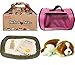 Perfect Petzzz Breathing Cavalier King Charles Plush Puppy Dog with Pink Tote For Plush Breathing Pet