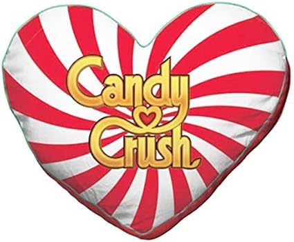 Candy Crush 30 X 36 Cm 100 Percent Polyester Heart Shaped Cushion Red By Candy Crush Amazon Fr Cuisine Maison