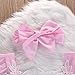 Baby Girls Lace Floral Romper Jumpsuit Bodysuit Headband Outfits Set (12-18 Months, Pink)
