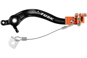 TUSK Aluminum Brake Pedal Orange Tip for KTM 500 EXC-F 2017-2023