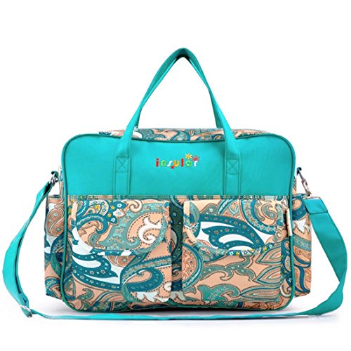 KF Baby Rox Diaper Bag Value Set, with Crossbody bag strap, Changing Pads, more