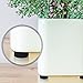 Pot Feet, Basenor Invisible Flower Pot Risers Anti-Skin Furniture Pads with Strong Adhesive for Plant Pots, 16 Pack