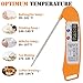 Instant Read Digital Meat Thermometer with Folding Stainless Probe for Oven Food, Meat, Grilling, Milk, Candy, BBQ and Cooking