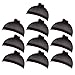 Nylon Wig Caps - 10-Pack Black Wig Liner - Wig Accessories, One Size Fits Most - Secure, Stretchy, Soft, Black