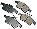 Akebono EUR1095 Euro Ultra Premium Ceramic Disc Brake Pad Kit, GREY