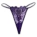 Underpants ，Beautyvan Comfortable Womens White Love panty G string thong underwear (Purple)