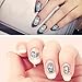 Binmer(TM)5mm Nail Art Sticker Tip Decal 3D Acrylic Glitter Rhinestones Manicure Studs Nail Tips DIY (F)