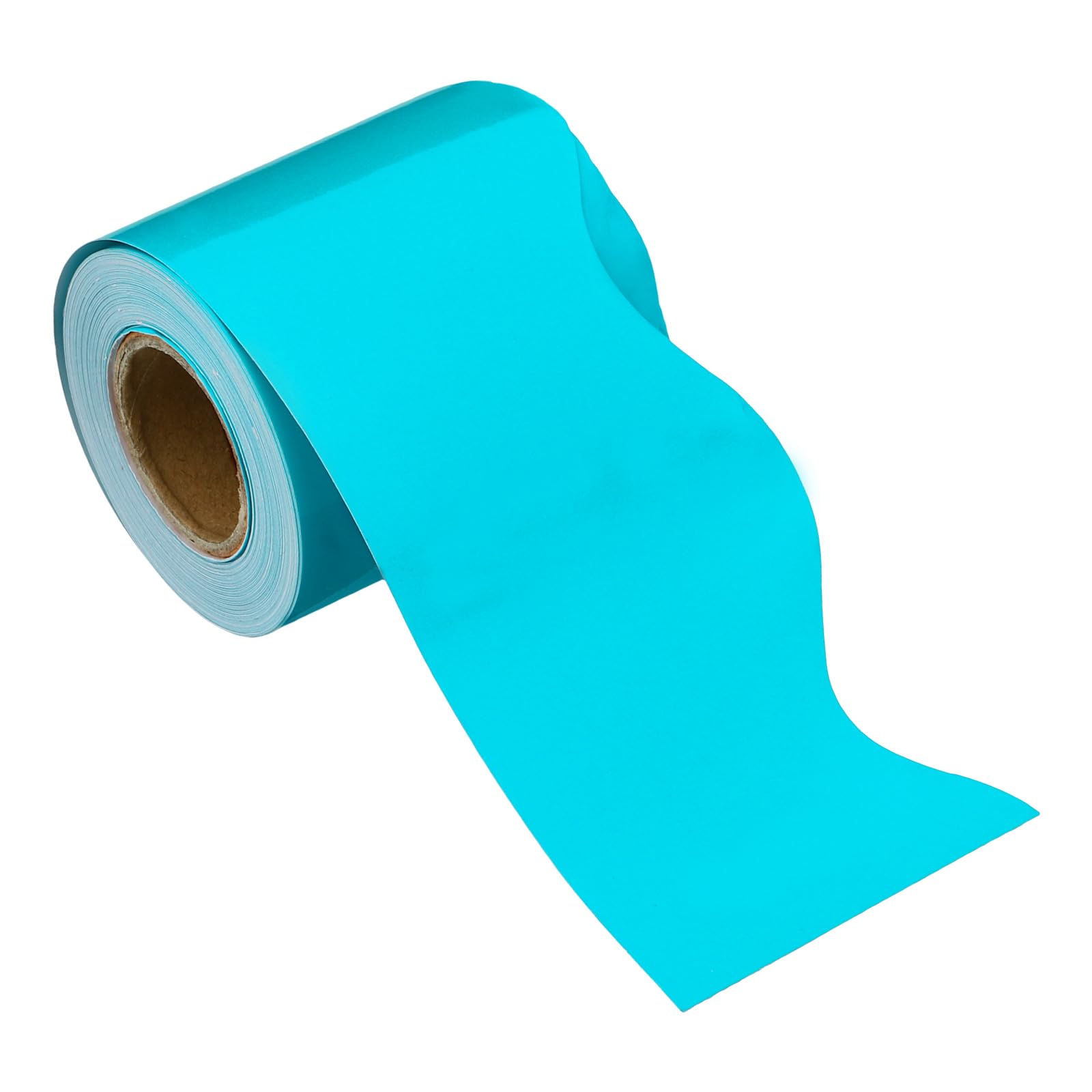 PATIKIL 2.24" x 32.8Ft Bulletin Board Border,Scalloped Trim Strips Wall Decor for Locker Classroom Cork Poster Black Board White Chalkboard, Lake Blue