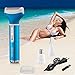 Kaiercat 3 in 1 Rechargeable Lady Shaver+Nose Ear Hair Trimmer+Eyebrow Trimmer Stainless Steel & Water Resistant with Vacuum Cleaning System (Blue)