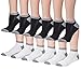 James Fiallo Men's 12-Pairs Low Cut Athletic Sport Peformance Socks
