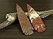Reikiera 2 x Handmade Indian Agate Stone Spearhead 4 Inches Arrowhead