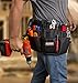 ROBUST Tool Belt Heavy Duty Workshop Tool Waist Apron - Waxed Canvas Tear Resistant Adjustable Tool Pouch 12 Pockets Technician’s Handyman Tool Holder, Deluxe Organizer
