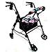 Crutcheze Hawaiian Bouquet Rollator Walker Seat and Backrest Covers Designer Fashion Accessories Made in USA
